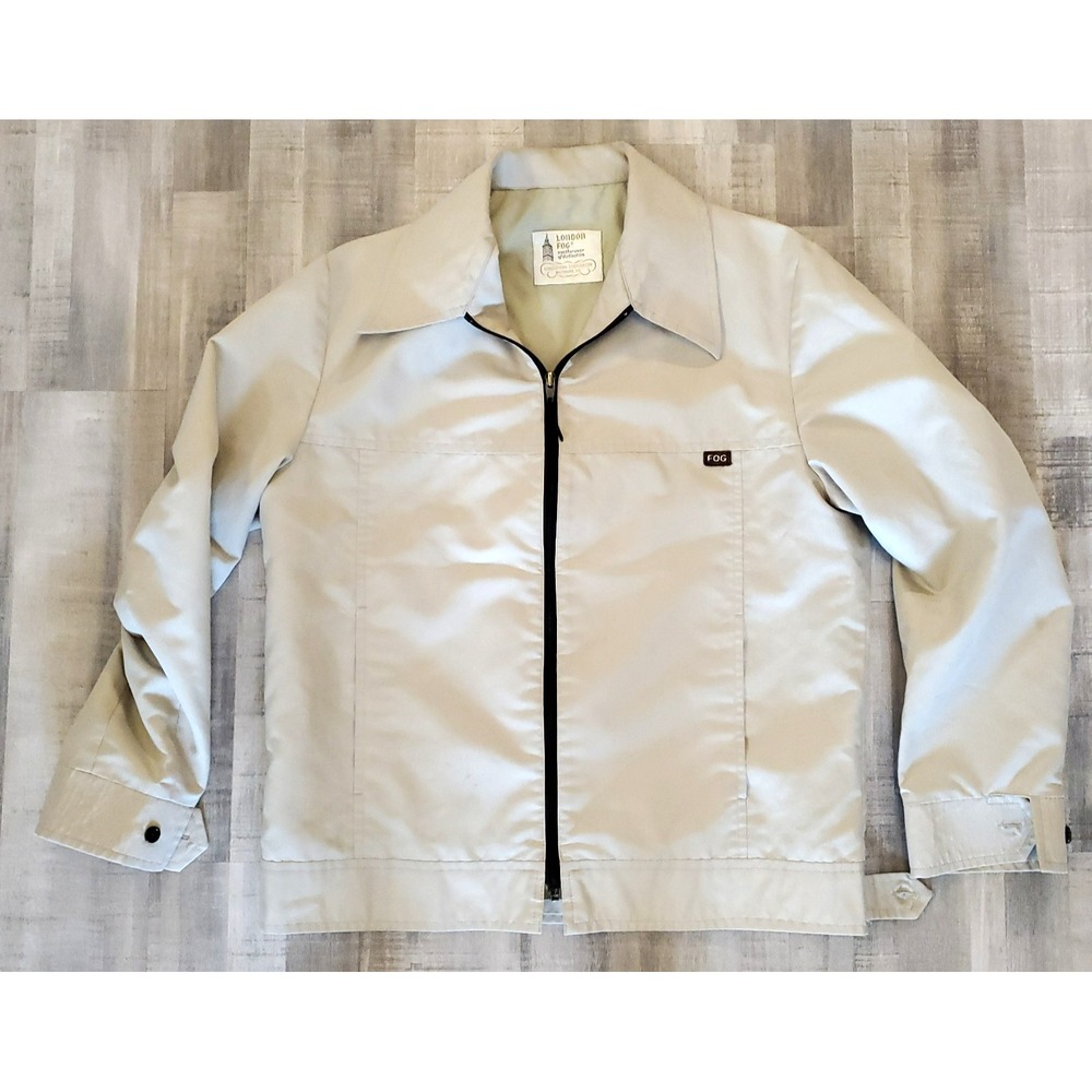 London Fog Outdoors Unlimited Jacket Mens 42 Reg Jacket Mod MCM Style VTG